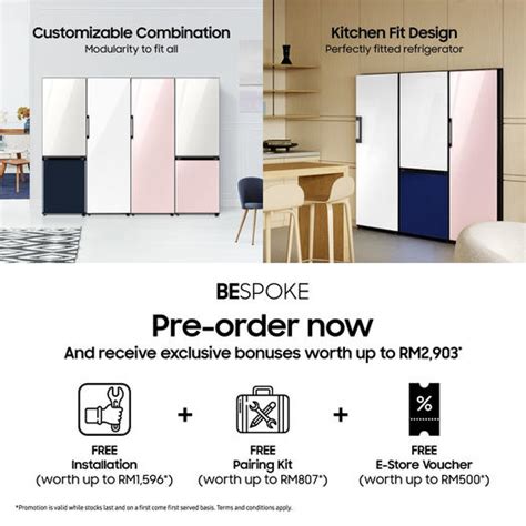 12 Jan 2022 Onward Samsung Bespoke Fridge Promo