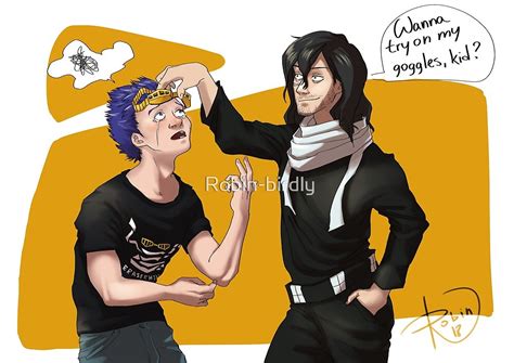 Aizawa And Fanboy Shinsou By Robin Birdly Redbubble