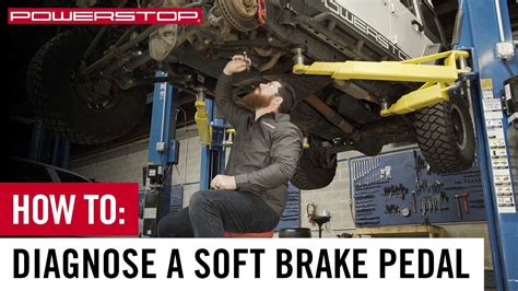 How To Diagnose A Spongy Or Soft Brake Pedal Powerstop Youtube