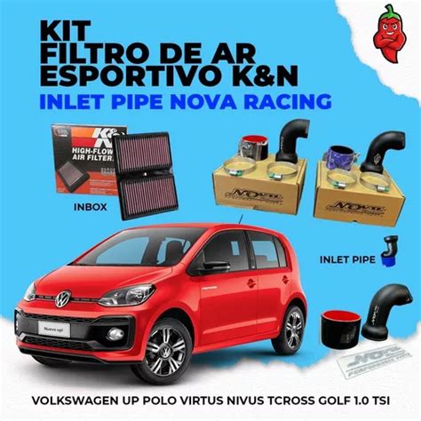 Kit Inlet Filtro Kn Up Golf Polo Virtus Nivus Tcros 1 0tsi