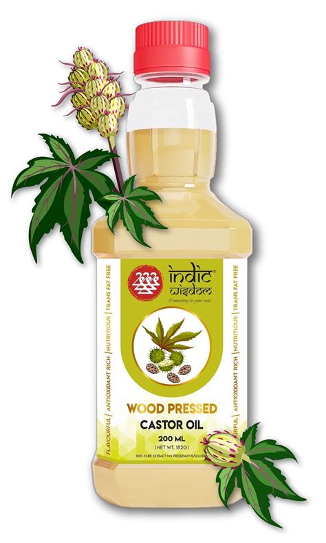 Buy Indicwisdom Wood Pressed Castor Oil Ml Cold Pressed Extracted