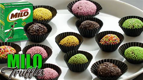 Milo Truffles Brigadeiro Recipe Brazilian Truffles Condensed Milk Chocolate Truffles Youtube