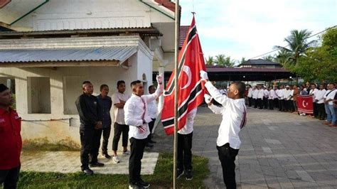 Bendera Bulan Bintang Berkibar Di Aceh Utara Acehinfo