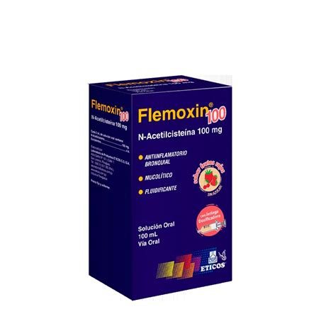 Flemoxin N Acetilcisteina 10mg Jarabe De 100 Ml Punto Farma