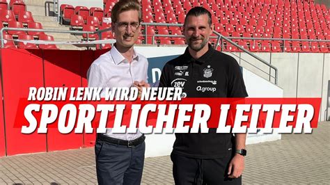 FSV TV Robin Lenk Wird Neuer Sportlicher Leiter Des FSV Zwickau YouTube