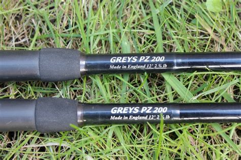 2 X Greys Pz200 British Built Century Carp Fishing Rods 12 275lbs