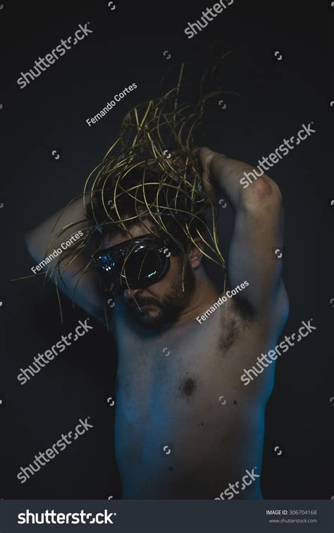 Failure Depression Anxiety Naked Man Crown Stock Photo Shutterstock