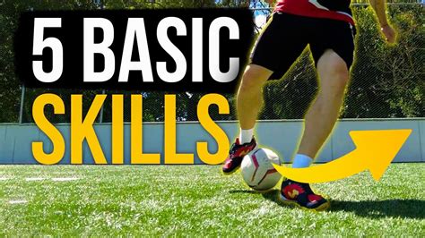 5 MOST BASIC FOOTBALL SKILLS FOR BEGINNERS YouTube