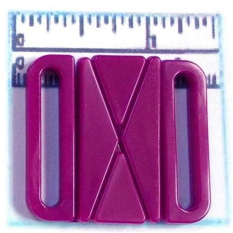 Fastener Bikini Sports Bra Front Back Clip 38mm Colour Options Each