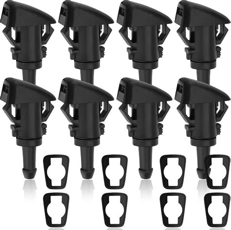 Amazon 8 PCS Front Windshield Washer Nozzles Washer Spray Jet Kit