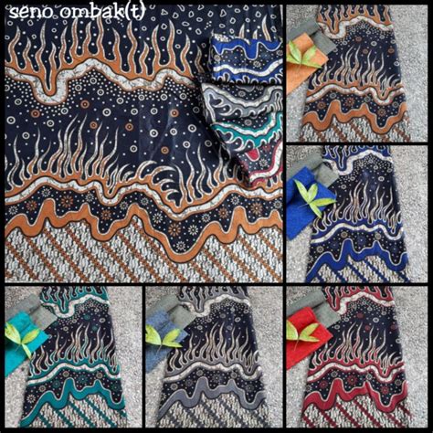 Jual Hmt Kain Batik Printing Motif Terumbu Karang Batu Tema Laut Seno