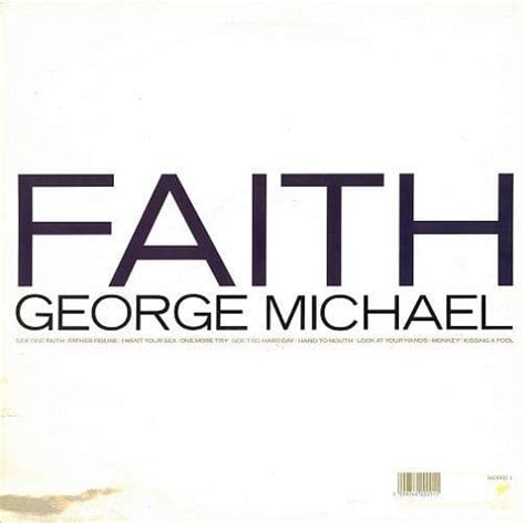 George Michael Faith Vinyl Record Lp Epic 1987