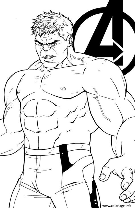 Coloriage Hulk Hulk Super Heros Coloriages Imprimer Avengers Porn