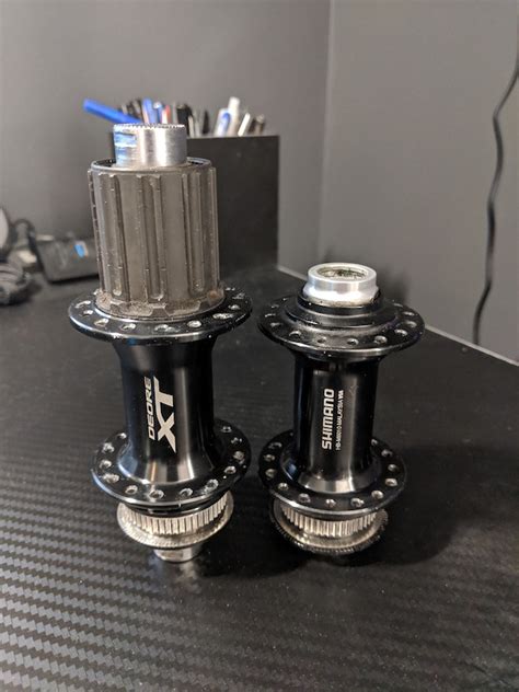 Shimano Deore XT Front And Rear Hubs For Sale