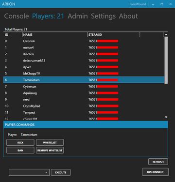 Ark Survival Evolved RCON Server Tool ARKON Server Administration