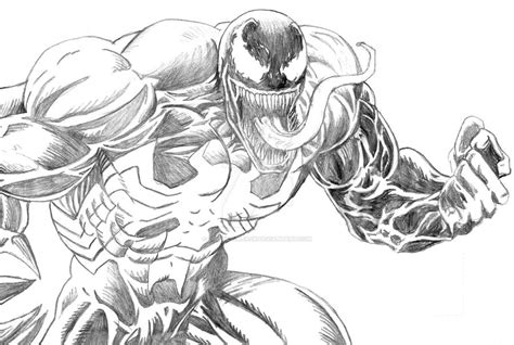 Venom Sketch By Grimmjawjack On Deviantart