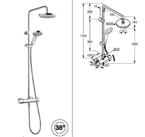 Baterie Dus Thermostat Kludi Dual Shower System Model A Qa