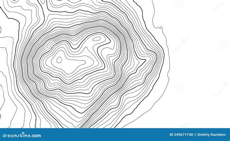 Topographic Map Contour Background Topo Map With Elevation Contour