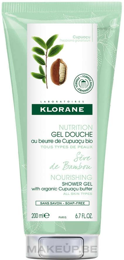 Klorane Cupuacu Bamboo Sap Nourishing Shower Gel Gel Douche Au Beurre