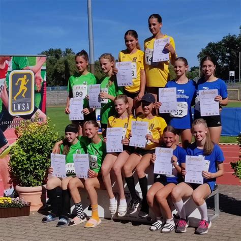 LeichtathletInnen mit neuen Bestleistungen beim U14 Fünfländerkampf