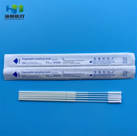 Ce Certified Flocked Specimen Collection Nasal Nasopharyngeal Swabs