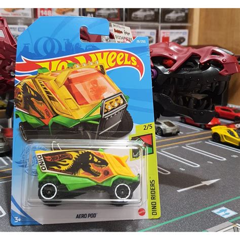 Hot Wheels Aero Pod Fantasy Aeropod Dino Riders Shopee Malaysia