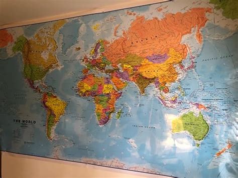 Maps International Giant World Map Mega Map Of The Botswana Ubuy