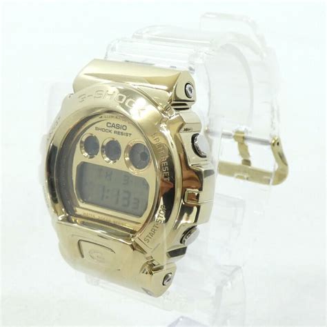 楽天市場中古CASIOカシオ Gold Series G SHOCK 腕時計 デジタルクォーツ GM 6900SG 9JF 文字盤