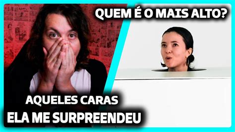 O RANKING QUEM É O MAIS ALTO Aqueles Caras REACT DO MORENO YouTube