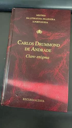 Livro Mestres Da Literatura Brasileira E Portuguesa Carlos Drummond