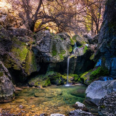 Source Of The Guadalquivir River Sierra De Cazorla Jaen Spain Stock