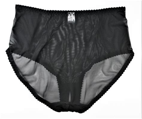 Premier Lingerie Crotchless Betty See Through Powermesh Sheer Brief