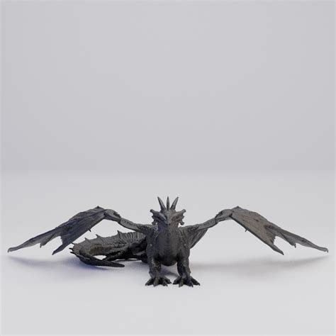 Hot Goblin 若きブロンズドラゴン ミニチュア ホットゴブリン 着陸ポーズ