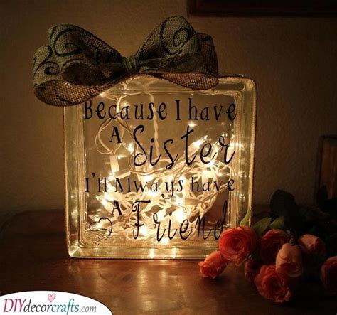 Light Up Her Day And Her Room Sister Wedding T Sister Ts Diy