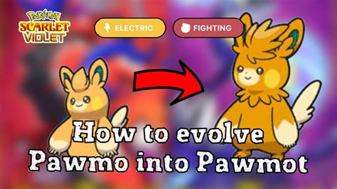 How To Evolve Pawmo Into Pawmot Revival Blessing Pok Mon Scarlet