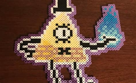 Bill Cipher Gravity Falls Perler Beads By Steampunk Blooper Perler Crafts Perler Bead Otosection