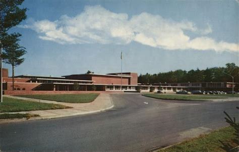 Greenfield High School Massachusetts Postcard