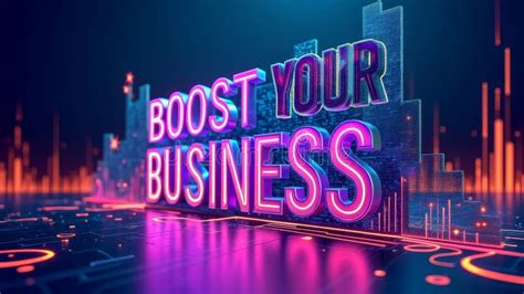 Text Boost Your Business With Ai And Digital Growth Charts Stock Photo