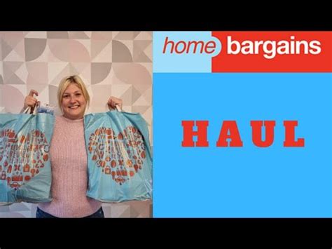 Home Bargains Haul Youtube