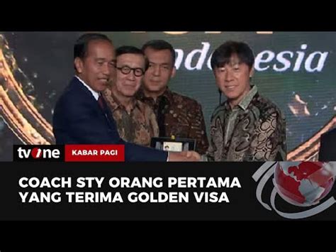 Presiden Jokowi Resmi Luncurkan Golden Visa STY Jadi WNA Pertama Yang