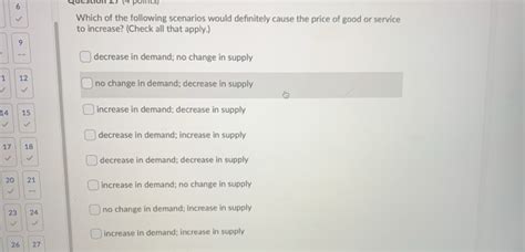 Solved Which Of The Following Scenarios Would Definitely Chegg