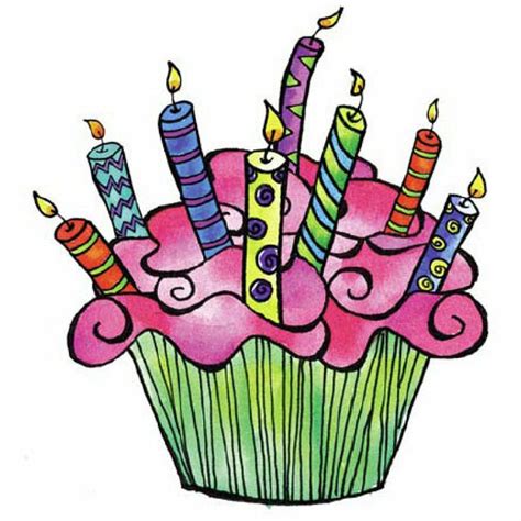 happy birthday cupcake clipart - Clipground