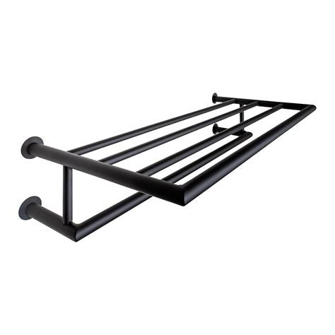 Toalheiro Rack 60 Cm Inox Preto Fosco Kromus Me0210b MadeiraMadeira