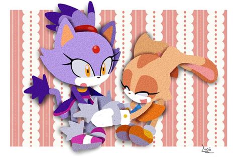 Blaze and Cream | Sonic the Hedgehog | Cream sonic, Silver the hedgehog ...