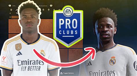 Ea Fc Vinicius Junior Face Pro Clubs Look Alike Vini Jr