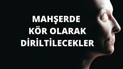 Mahşerde Kör Olarak Diriltilecekler Dini Sohbetler Prof Dr Muhittin