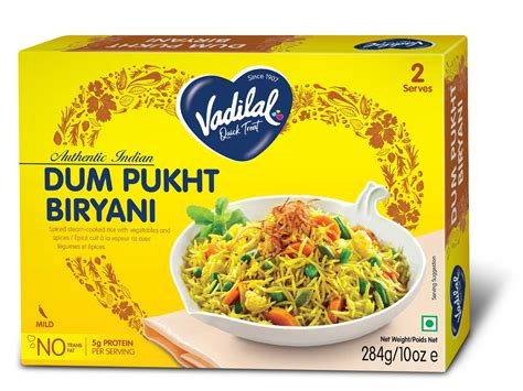 Dum Pukht Biryani Vadilal Quick Treat