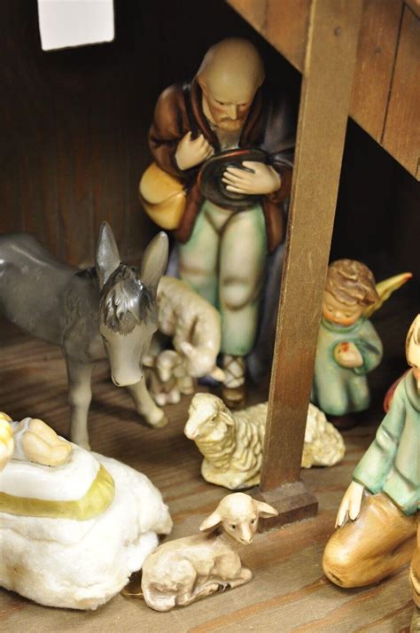 Hummel Goebel Nativity Scene Pc Figurine Christmas Set W