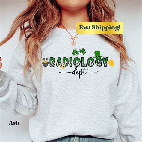 Radiology Sweatshirt Saint Patricks Day Shirt Rad Tech St Patricks T Graduation Etsy Uk In 2024