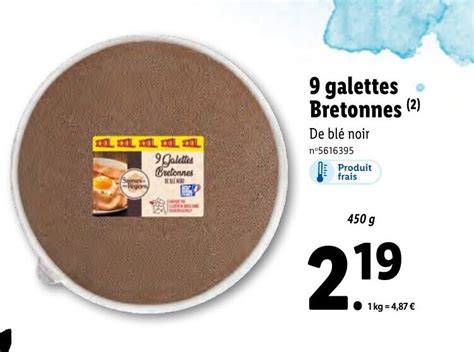 Promo Galettes Bretonnes Chez Lidl